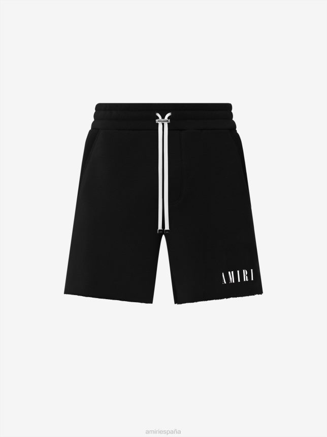 shorts deportivos con logo central de la marca hombres AMIRI negro ropa ZJ42Z4183