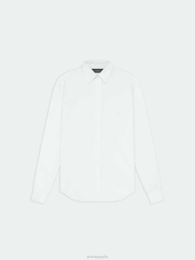 camisa de popelina perfecta hombres AMIRI blanco ropa ZJ42Z4103