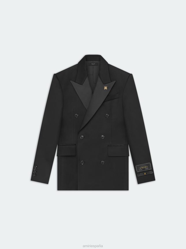 chaqueta de esmoquin con doble botonadura hombres AMIRI negro ropa ZJ42Z4164