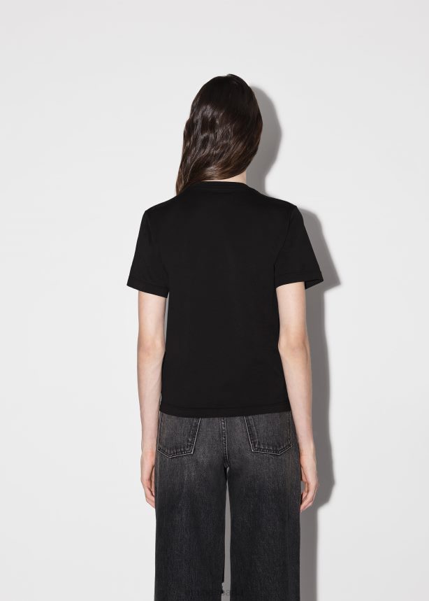 camiseta delgada mujer AMIRI negro ropa ZJ42Z4254