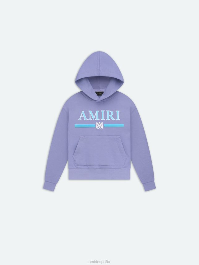 sudadera con capucha brand ma gradient bar niños AMIRI violeta persa ropa ZJ42Z4352